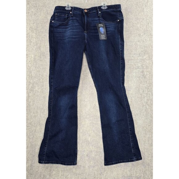 Lee Riders Shape Illusions Womens Slim Fit Midrise Bootcut Jeans - Picture 1 of 9